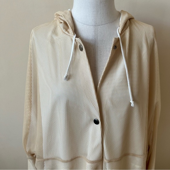 Jil Sander mesh hooded jacket 17543 - Picture 4 of 15